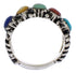 Sterling Silver Multicolor Ring Size 6-1/4 WX34796